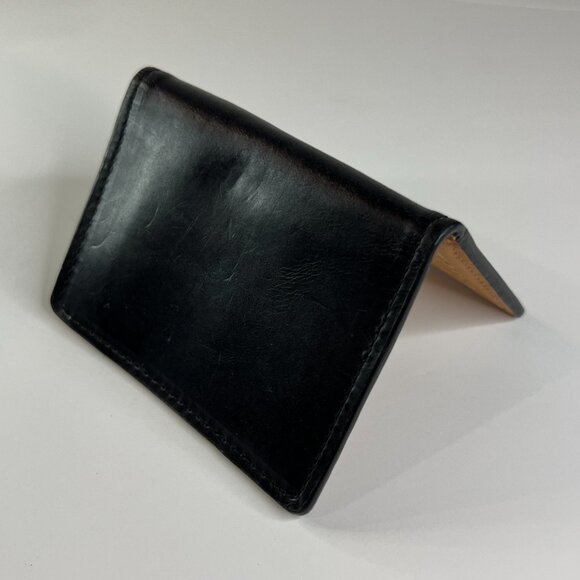 Nordstrom Black Leather Card Holder - Picture 2 of 4
